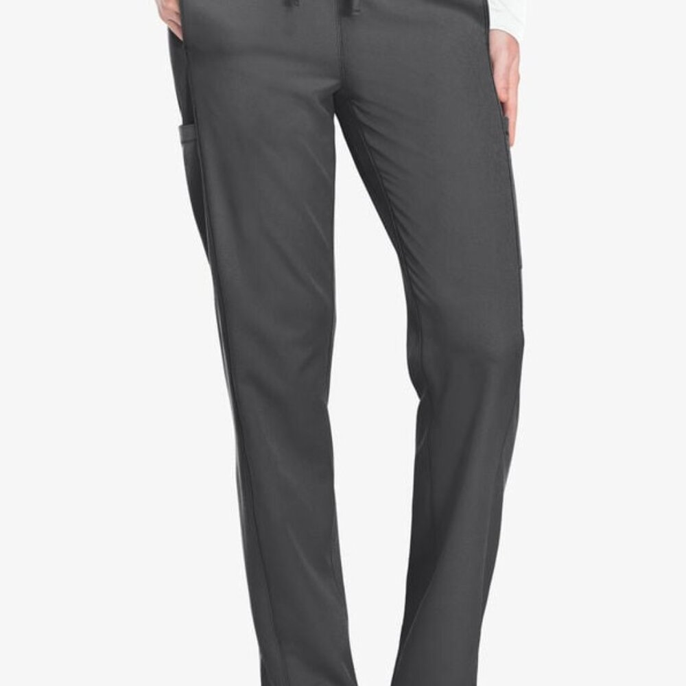 Women's Straight-Leg Utility Pants in Dark Gray
